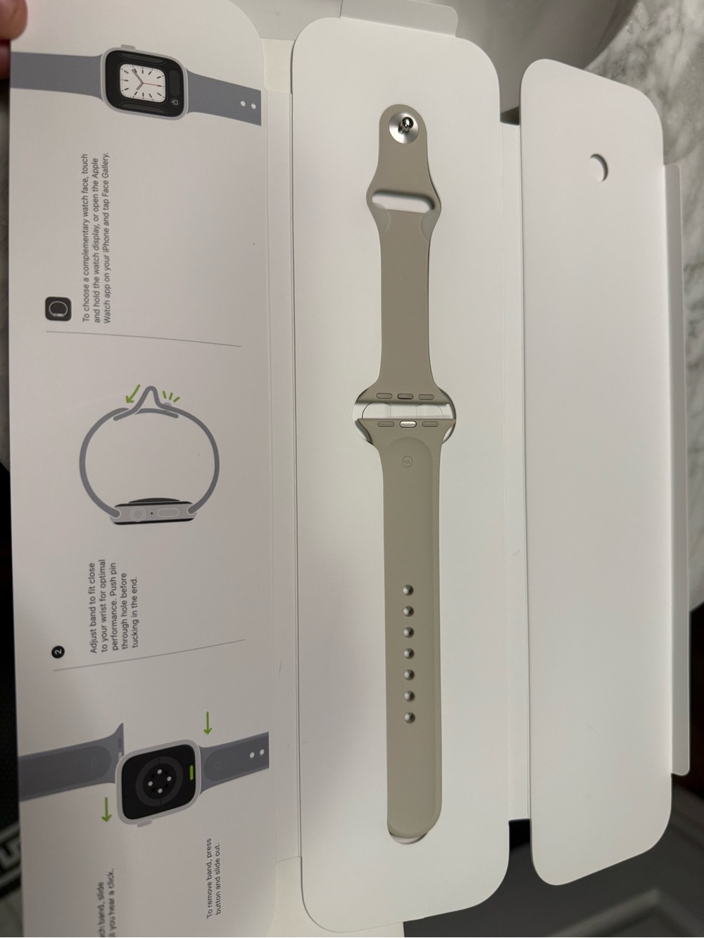Genuine Apple Watch Band Starlight Sport Band